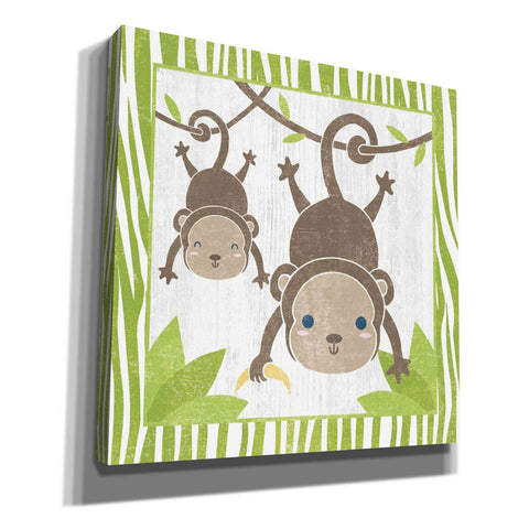 Image of 'Safari Fun Monkey' by Moira Hershey, Canvas Wall Art