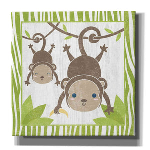 'Safari Fun Monkey' by Moira Hershey, Canvas Wall Art