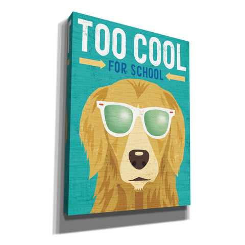 Image of 'Beach Bums Golden I Cool' by Michael Mullan, Canvas Wall Art