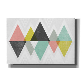 'Mod Triangles II' by Michael Mullan, Canvas Wall Art