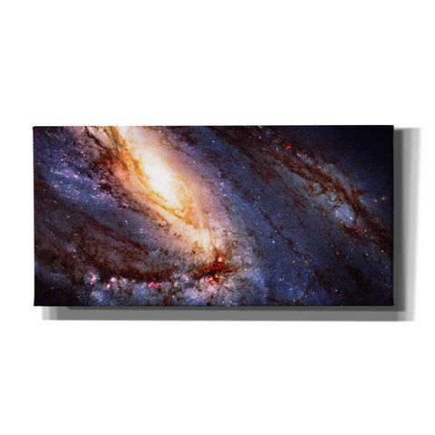 Image of 'Messier 66' Hubble Space Telescope Canvas Wall Art,20 x 40