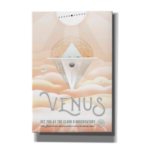 Image of 'Visions of the Future: Venus' Canvas Wall Art,12 x 18