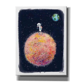 'Stop and Smell the Moon' by Rachel Nieman, Canvas Wall Art,Size C Portrait