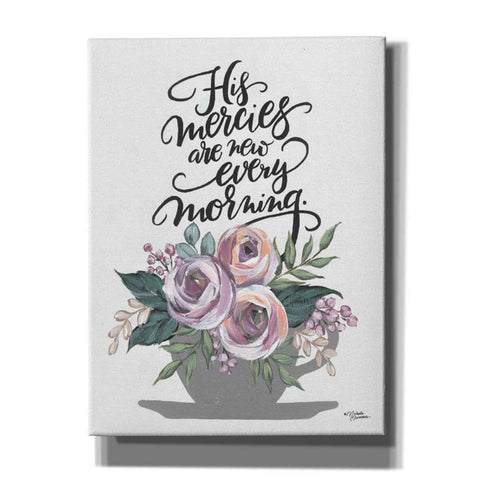 Image of 'His Mercies are New Every Morning' by Michele Norman, Canvas Wall Art,Size C Portrait