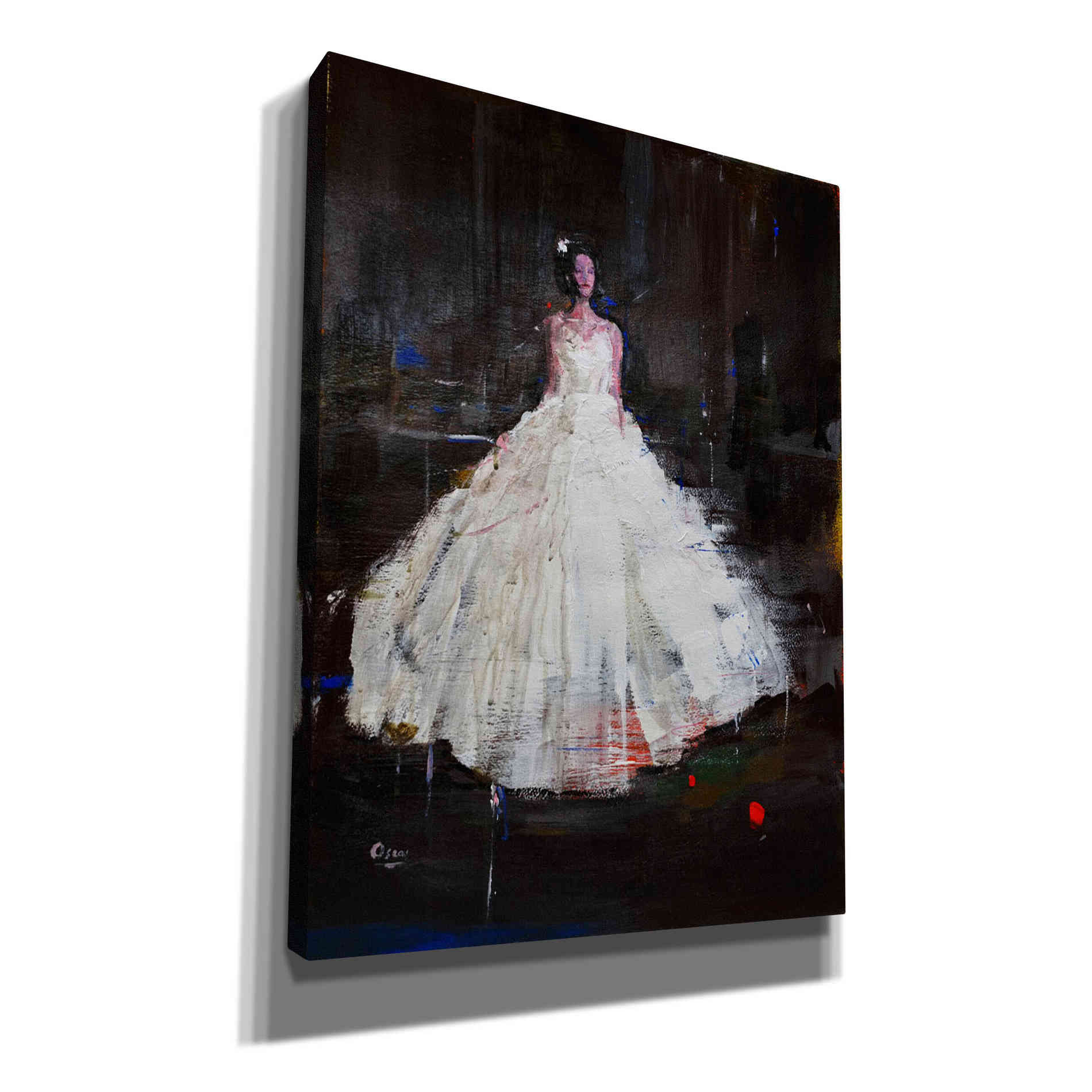 'Little Flower' by Oscar Alvarez Pardo, Canvas Wall Art