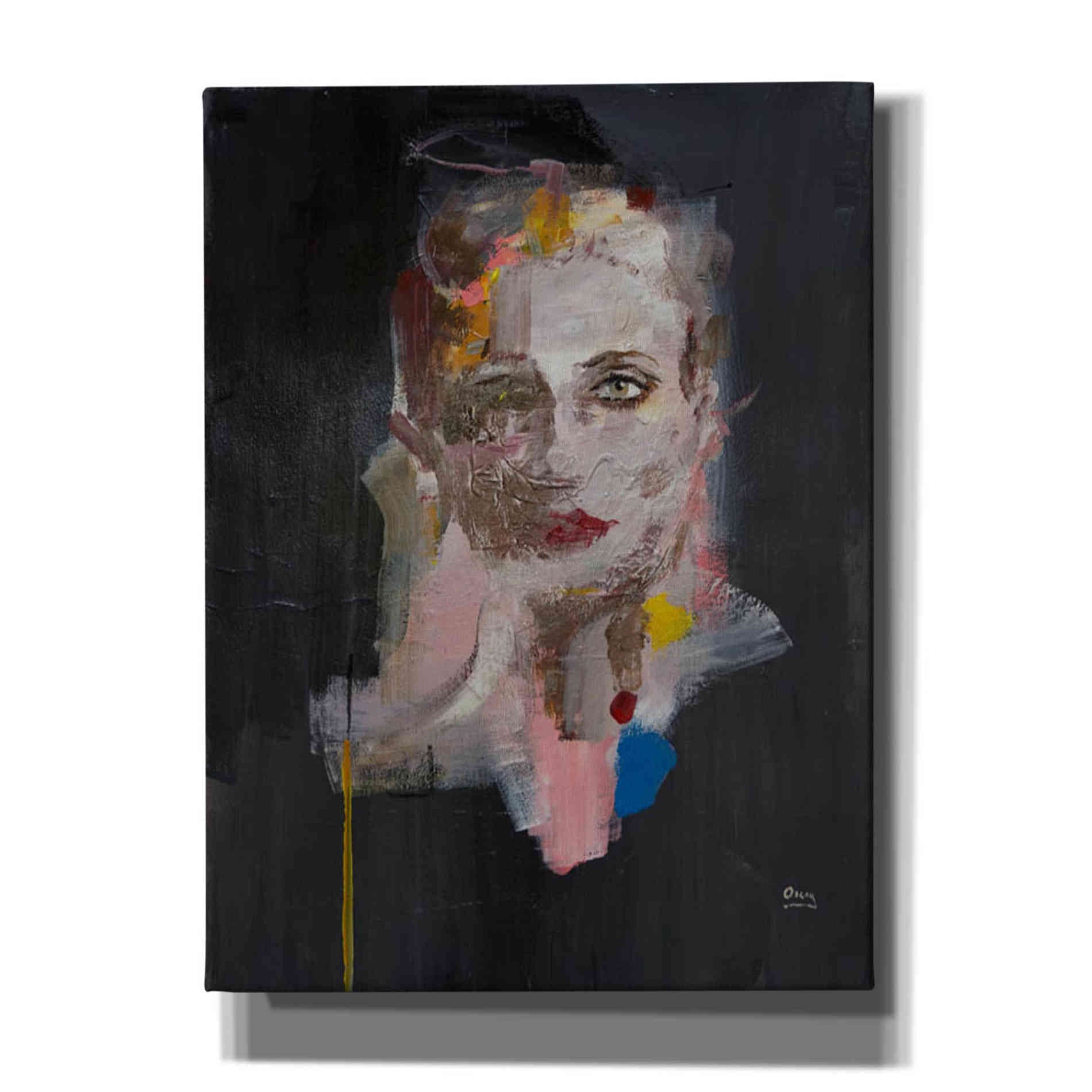 'Portrait 2' by Oscar Alvarez Pardo, Canvas Wall Art