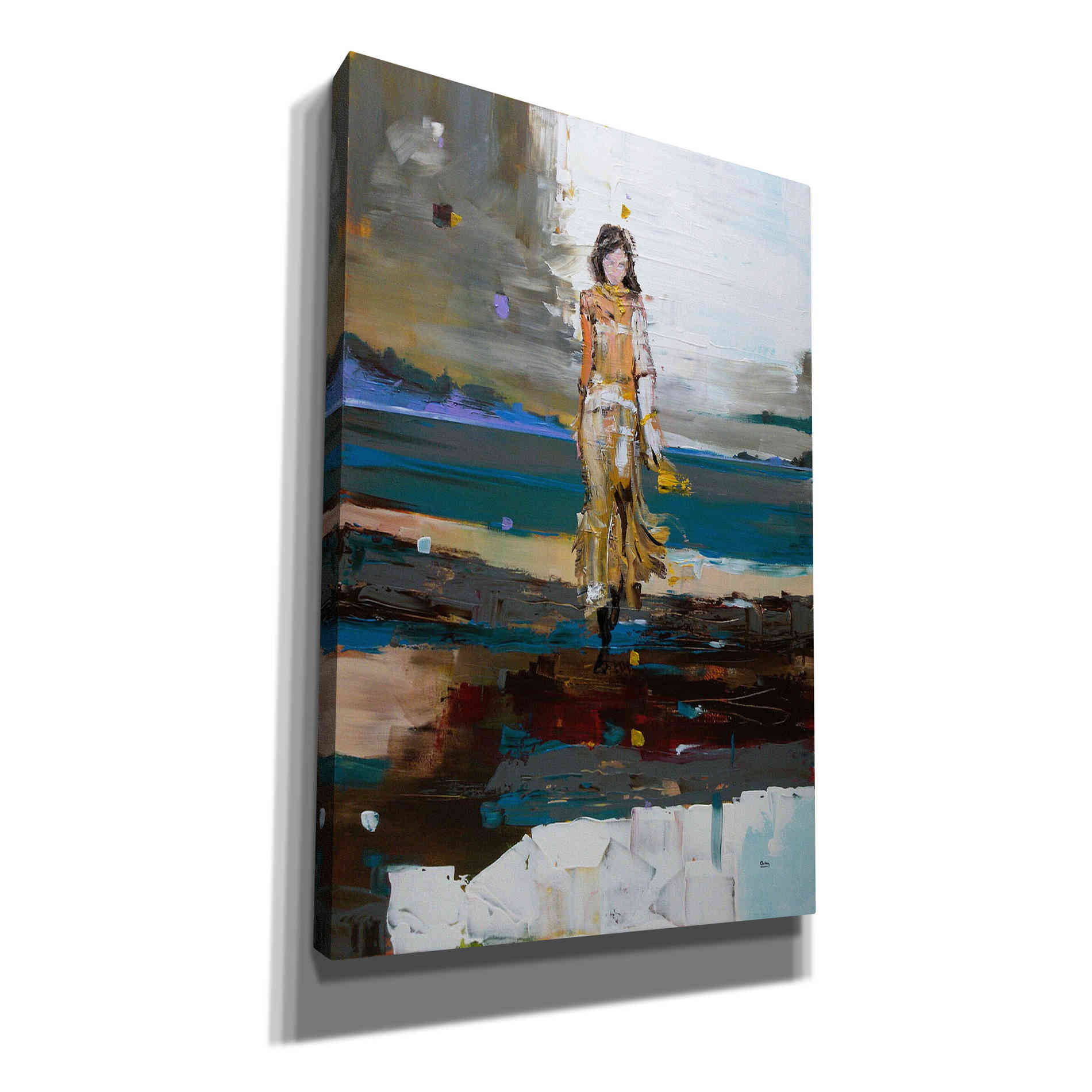 'The Storm' by Oscar Alvarez Pardo, Canvas Wall Art