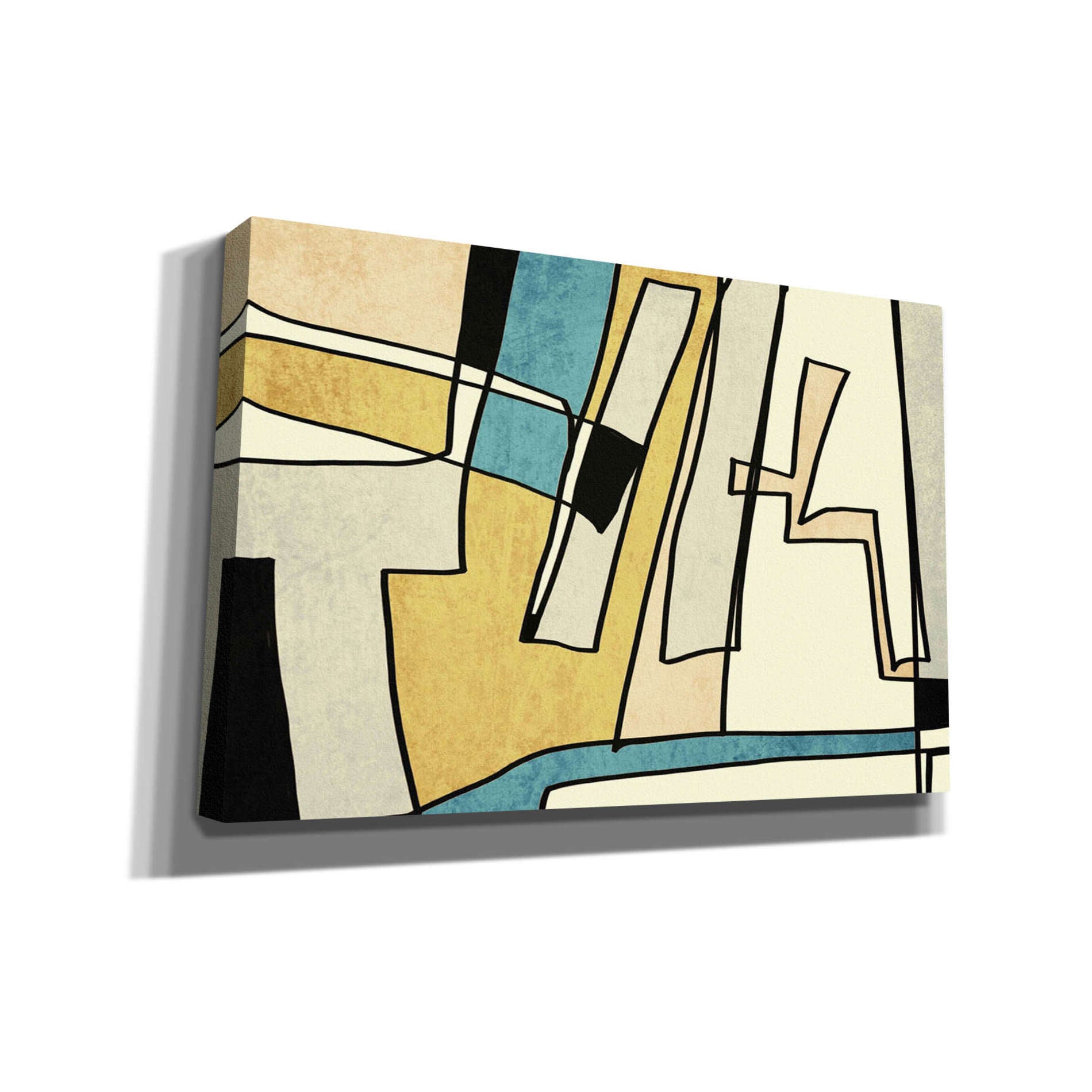 'Abstract Line Art 28' by Irena Orlov, Canvas Wall Art