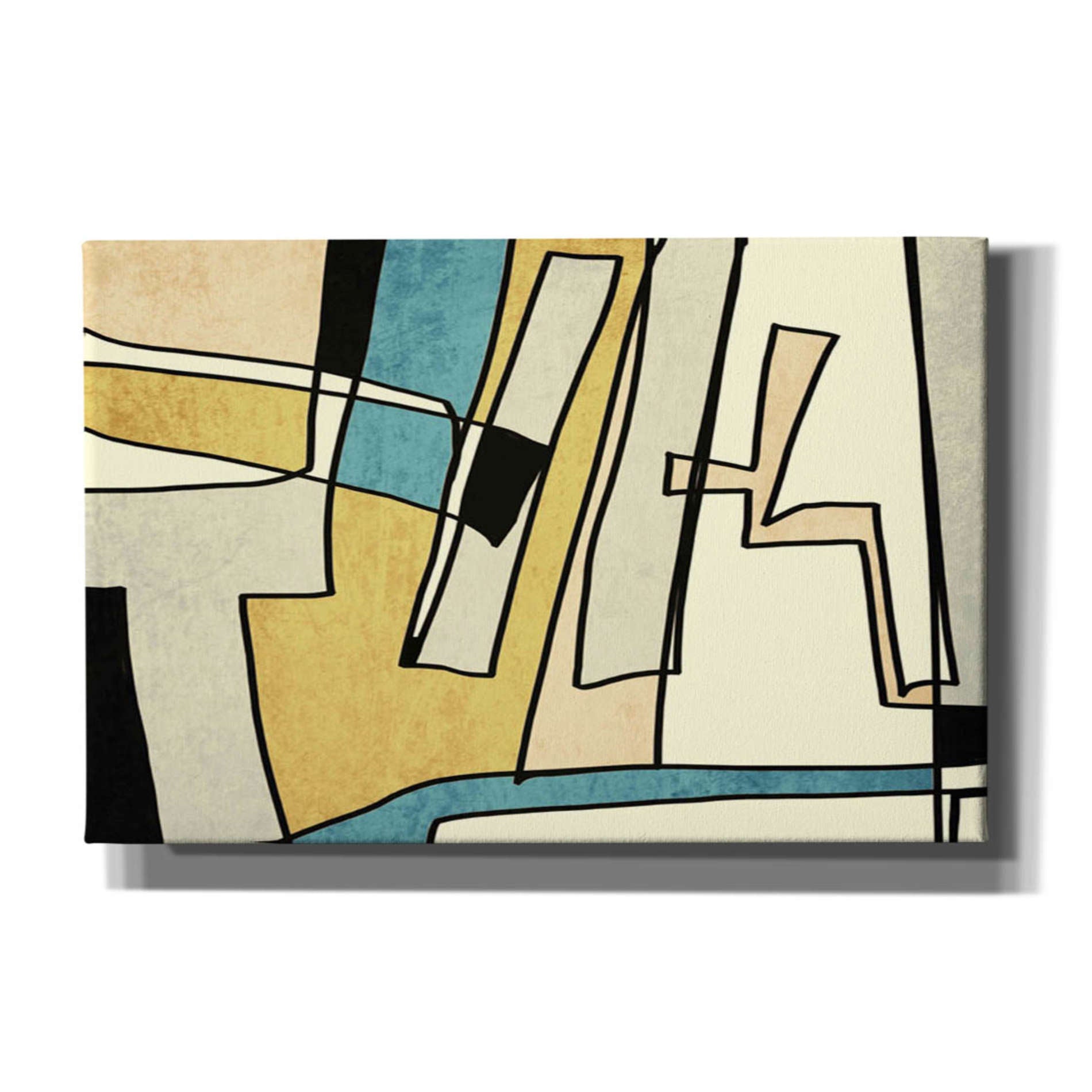 'Abstract Line Art 28' by Irena Orlov, Canvas Wall Art
