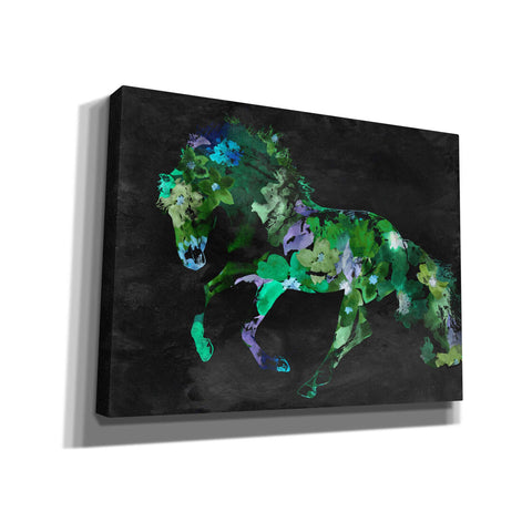 Image of 'Beautiful Floral Horse 2-3' by Irena Orlov, Canvas Wall Art