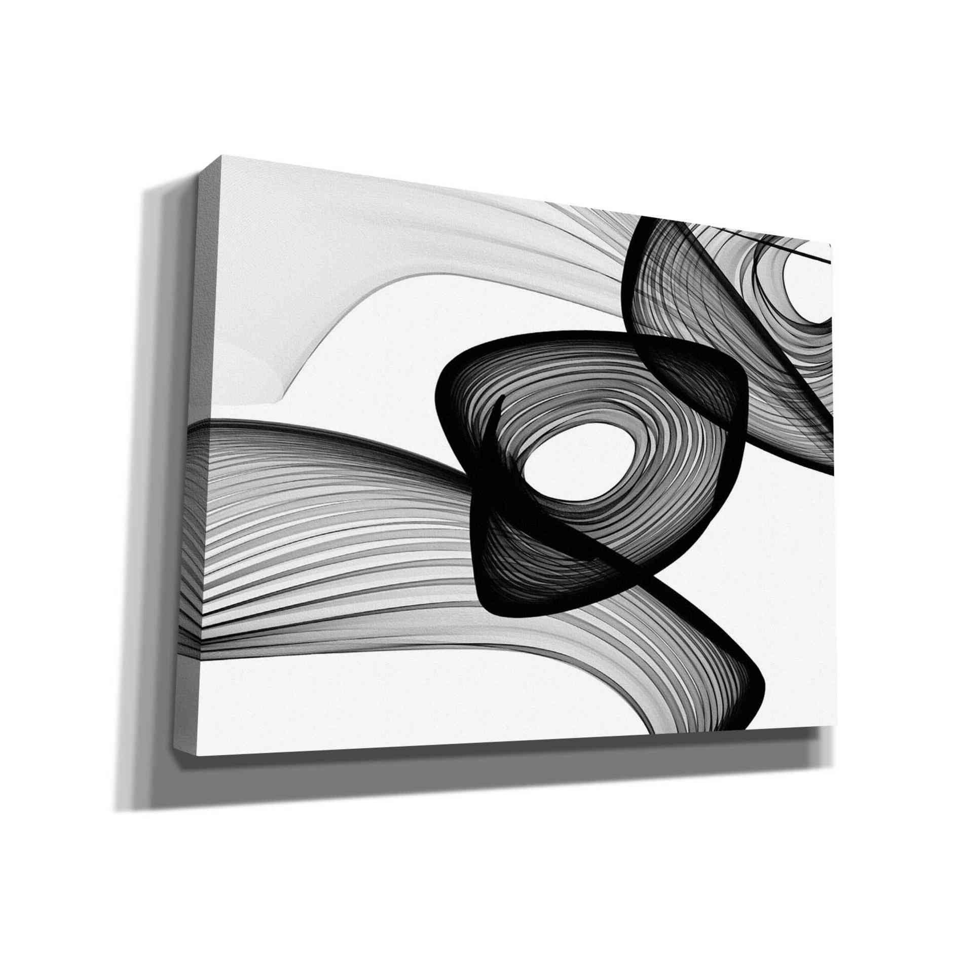 'Abstract Black and White 22-16' by Irena Orlov, Canvas Wall Art