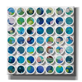 'Industrial Mixed Media Circles' by Irena Orlov, Canvas Wall Art