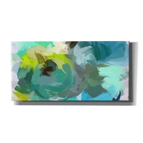 Image of 'The Shades of Green Abstract 2' by Irena Orlov, Canvas Wall Art