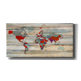 'World Map IV' by Irena Orlov, Canvas Wall Art
