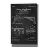 'Arch Bridge Blueprint Patent Chalkboard' Canvas Wall Art