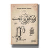 'Coffee Percolator Blueprint Patent Parchment' Canvas Wall Art
