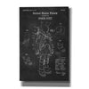 'Space Suit Blueprint Patent Chalkboard' Canvas Wall Art