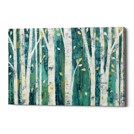 'Birches in Spring' by Julia Purinton, Canvas Wall Art