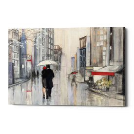 'Spring Rain New York' by Julia Purinton, Canvas Wall Art