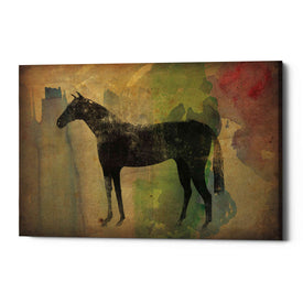 'Cheval Noir v2' by Ryan Fowler, Canvas Wall Art