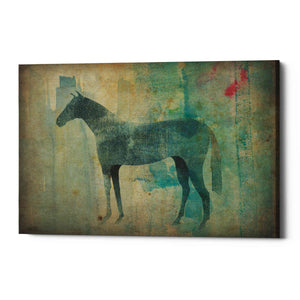 'Cheval Noir v3' by Ryan Fowler, Canvas Wall Art