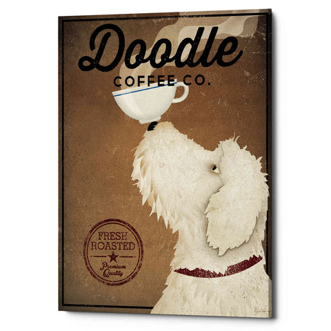 Image of 'Doodle Coffee' by Ryan Fowler, Canvas Wall Art