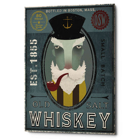 'Fisherman I Old Salt Whiskey' by Ryan Fowler, Canvas Wall Art