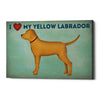 'Golden Dog Love I' by Ryan Fowler, Canvas Wall Art