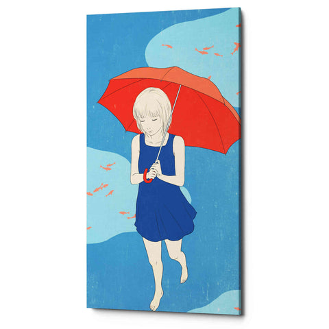 Image of 'Afternoon Fish' by Sai Tamiya, Canvas Wall Art