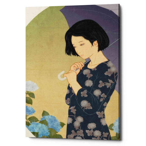 Image of 'Ajisai' by Sai Tamiya, Canvas Wall Art