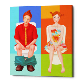 'Boy Meets Girl' by Sai Tamiya, Canvas Wall Art