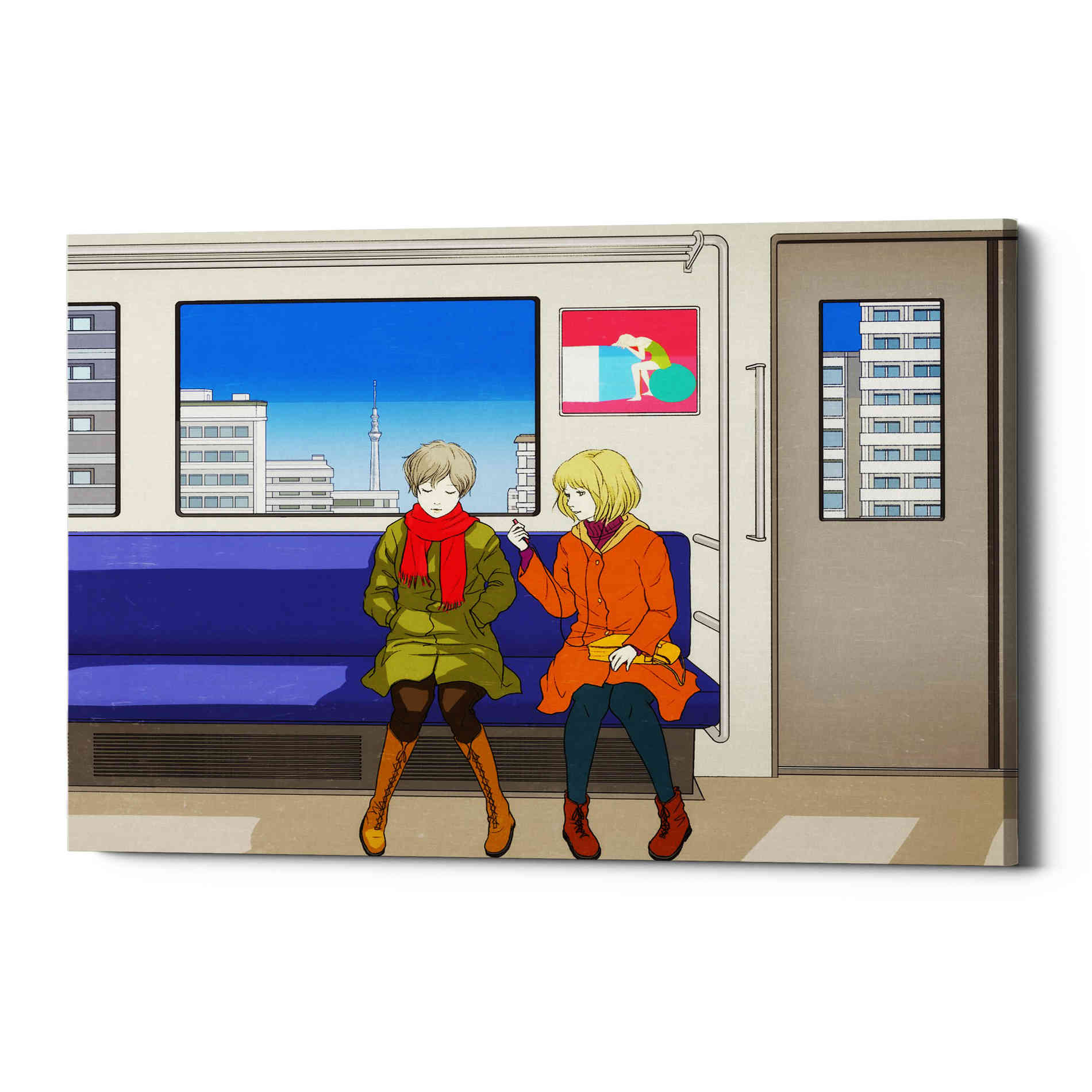 'Hidamari' by Sai Tamiya, Canvas Wall Art