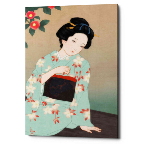 Image of 'Tsubaki' by Sai Tamiya, Canvas Wall Art