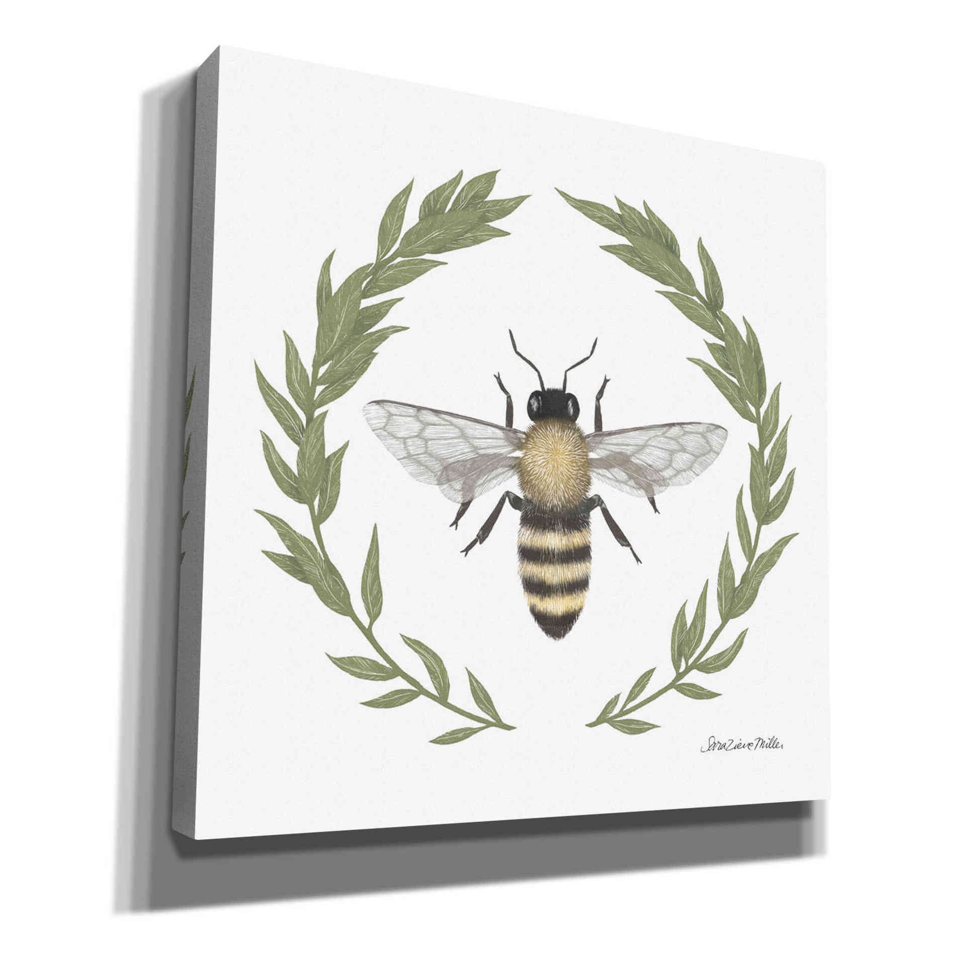 'Happy to Bee Home I' by Sara Zieve Miller, Canvas Wall Art