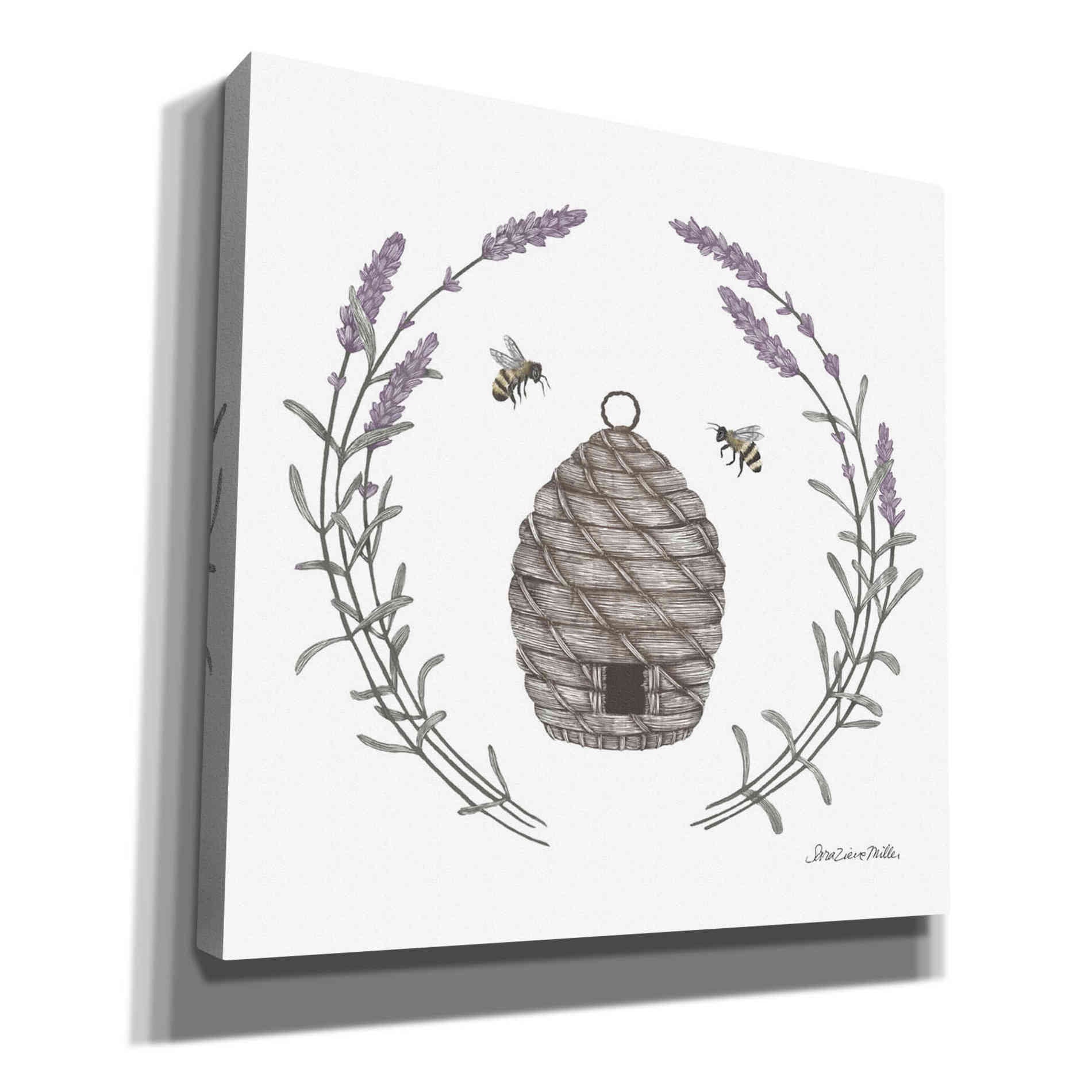 'Happy to Bee Home II' by Sara Zieve Miller, Canvas Wall Art