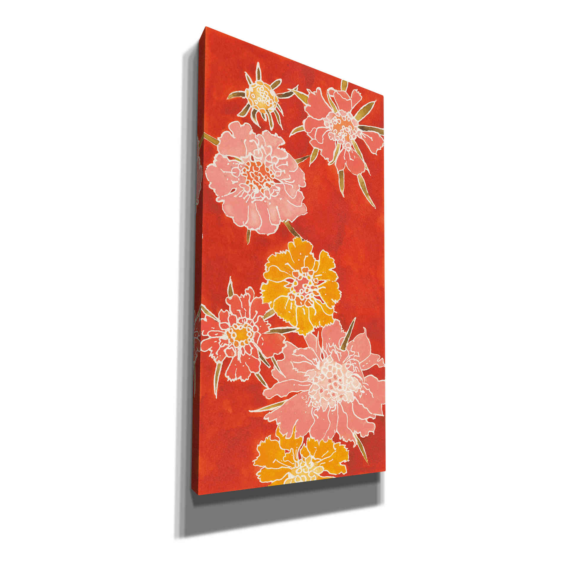 'Cloisonne Beauty I' by Shirley Novak, Canvas Wall Art