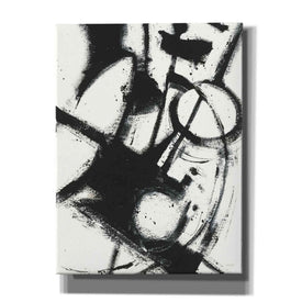 'Expression Abstract II White Crop' by Shirley Novak, Canvas Wall Art