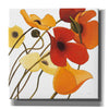 'Up Two on White Yellow' by Shirley Novak, Canvas Wall Art