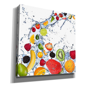 'Fruit Splash II' Canvas Wall Art,Size 1 Square