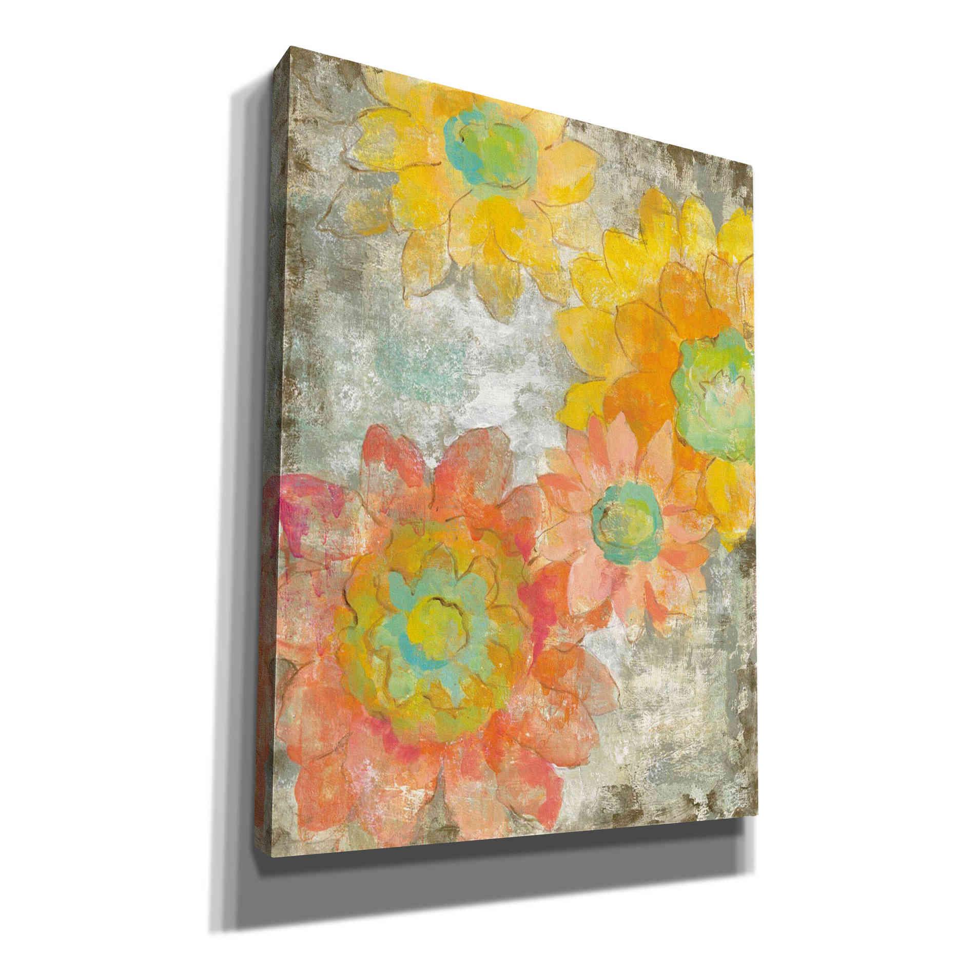 'Venezia Fiori II' by Silvia Vassileva, Canvas Wall Art,Size 1 Square