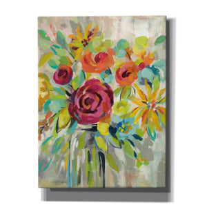 'Flower Still Life I' by Silvia Vassileva, Canvas Wall Art,Size 1 Square