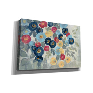 'Winter Flowers I' by Silvia Vassileva, Canvas Wall Art,Size 1 Square