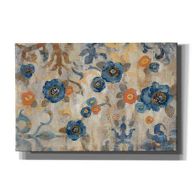 'Flowers and Fragments' by Silvia Vassileva, Canvas Wall Art,Size 1 Square