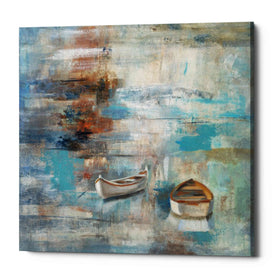 'Calm Sea' by Silvia Vassileva, Canvas Wall Art,Size 1 Square