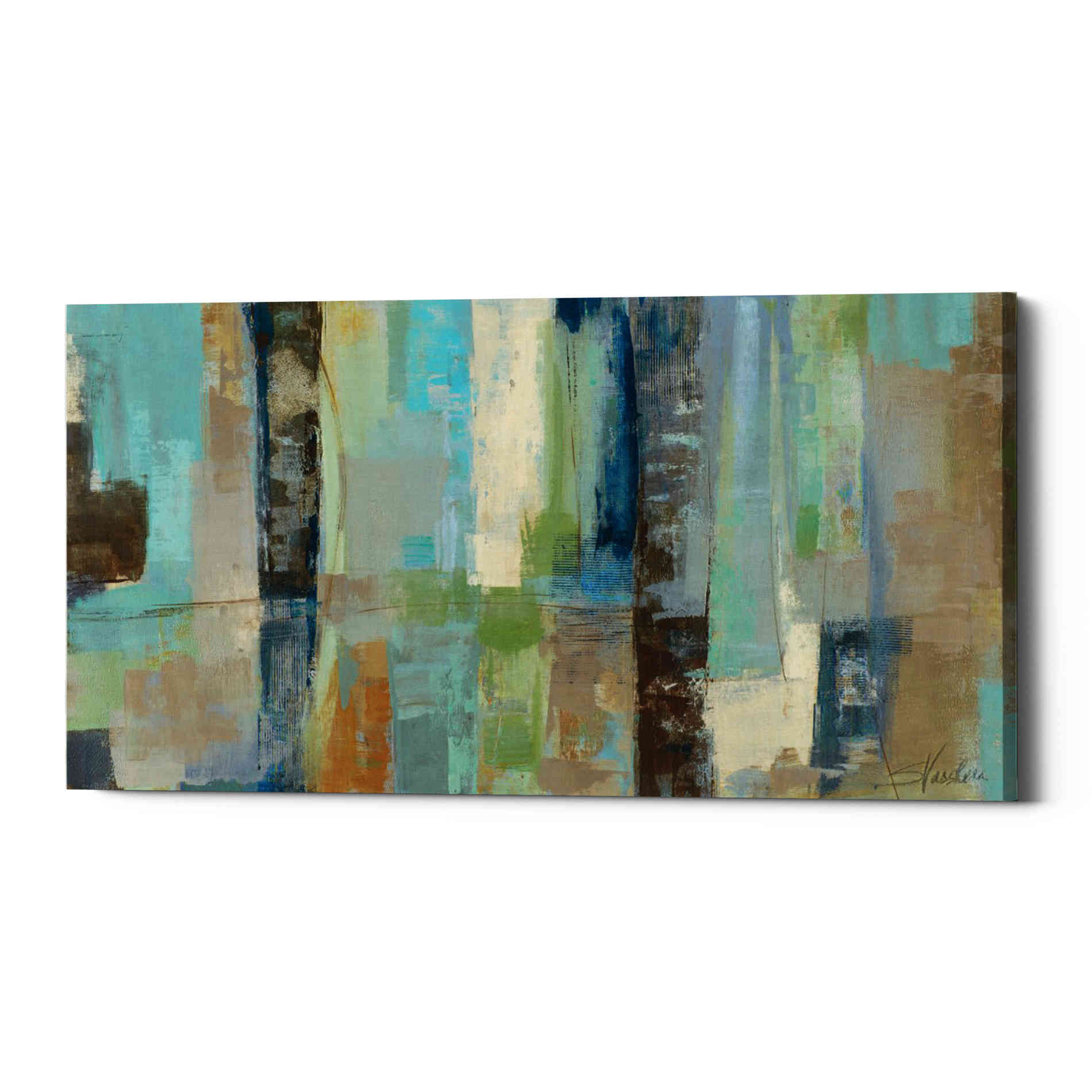 'Skylights' by Silvia Vassileva, Canvas Wall Art,Size 2 Landscape