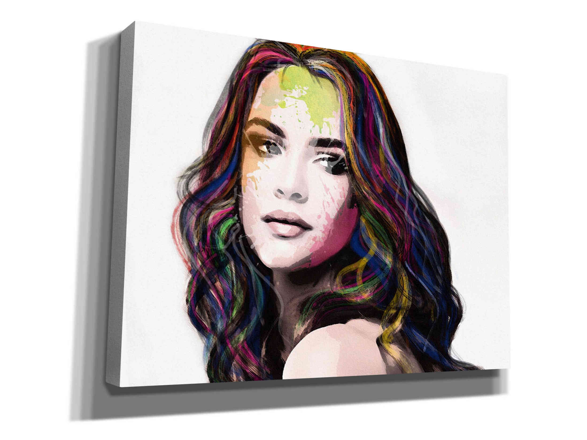 'Girl in Colour' by Karen Smith, Canvas Wall Art