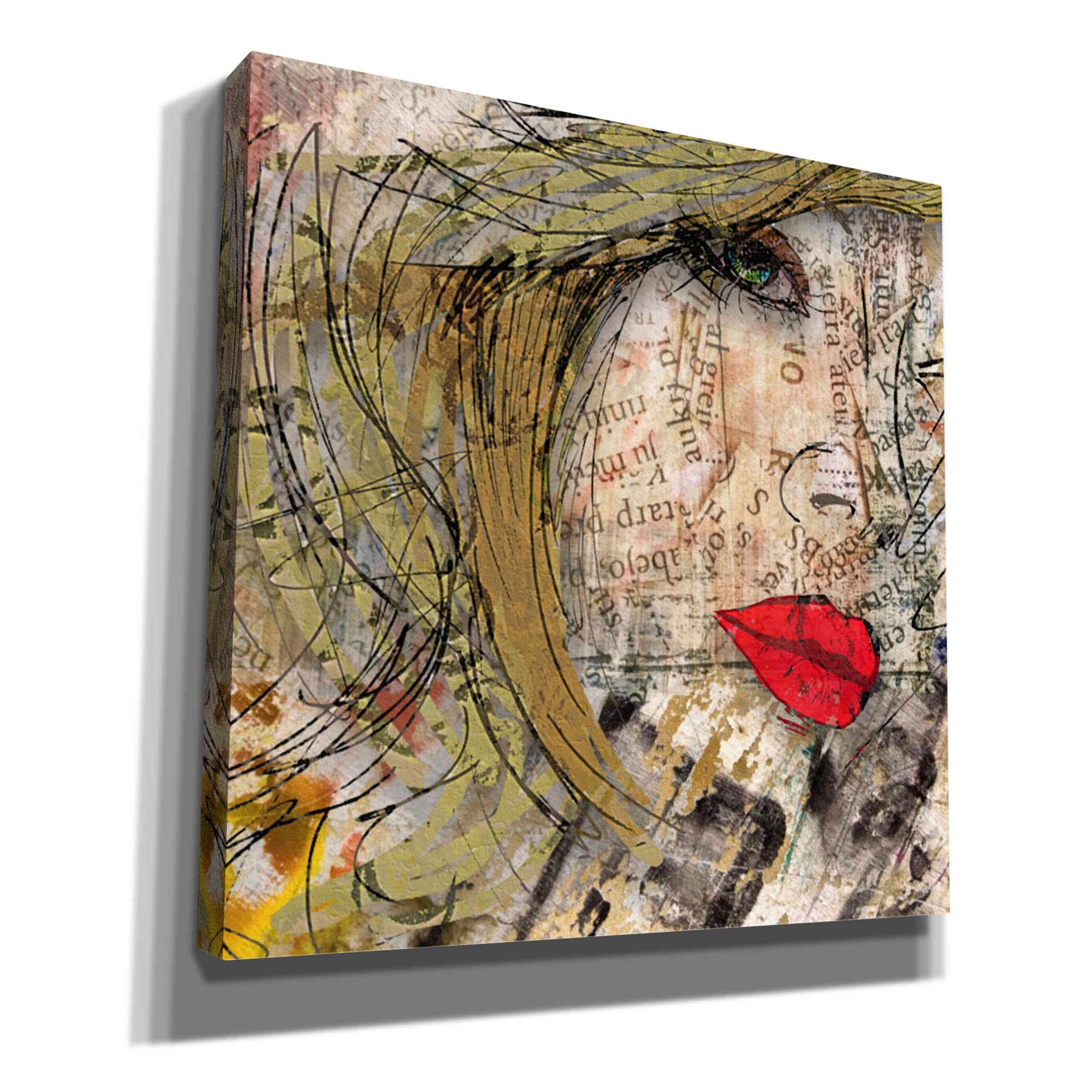 'Ladylips' by Karen Smith, Canvas Wall Art