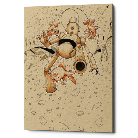 Image of 'Float Bot Fish' by Craig Snodgrass, Canvas Wall Art