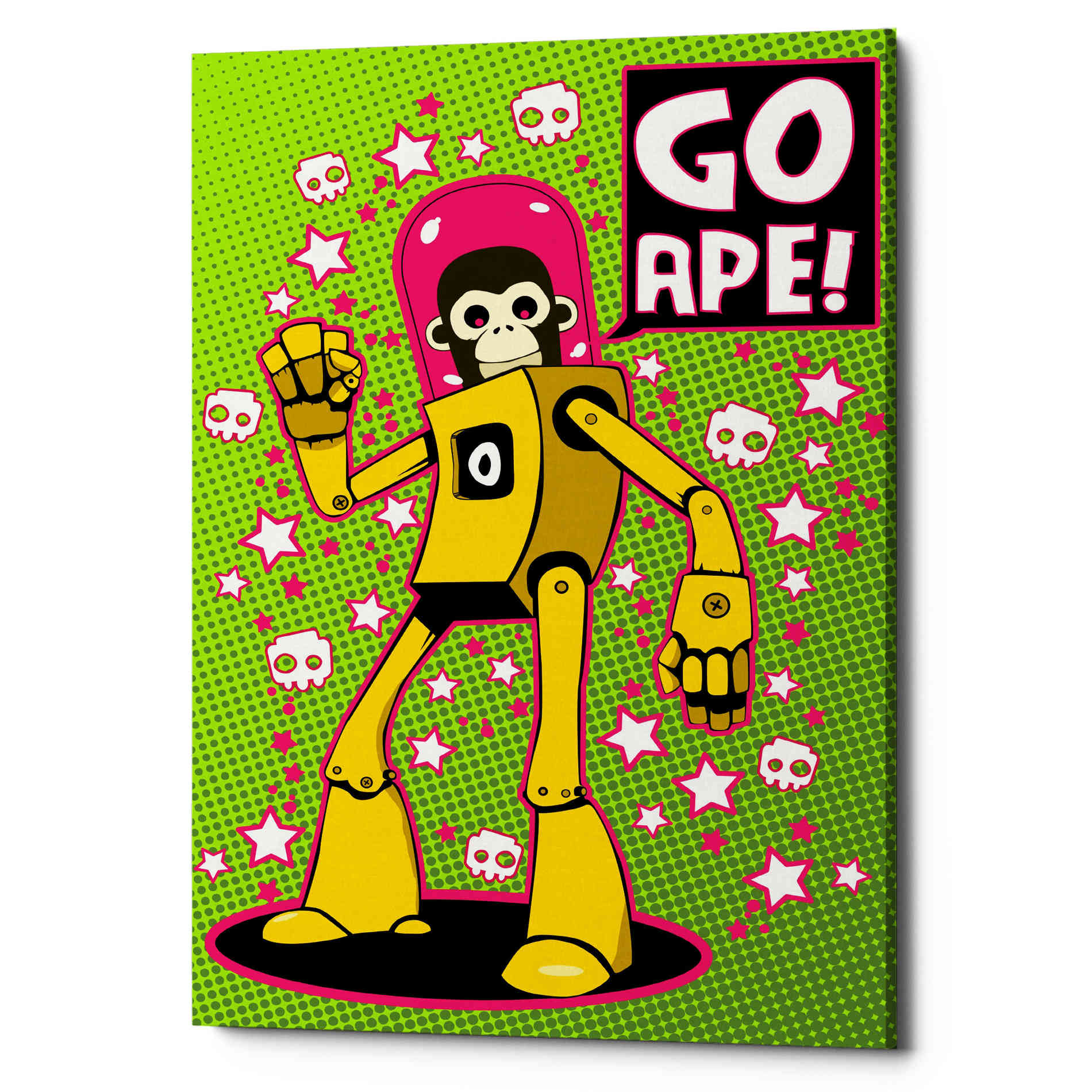 'Go Ape' by Craig Snodgrass, Canvas Wall Art