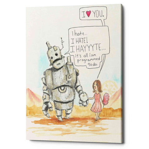 Image of 'I Hate' by Craig Snodgrass, Canvas Wall Art